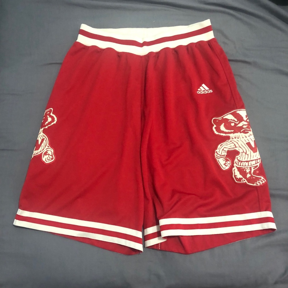Adidas Wisconsin Badgers Shorts
